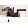 Kingston Brass KB8955EFL Mini-Widespread Bathroom Faucet, Oil Rubbed Bronze KB8955EFL